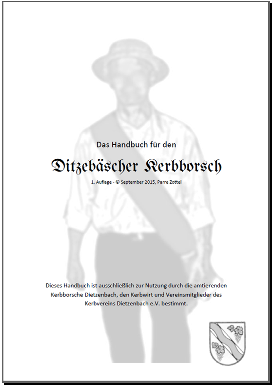Read more about the article Das Handbuch für den Ditzebäscher Kerbborsch