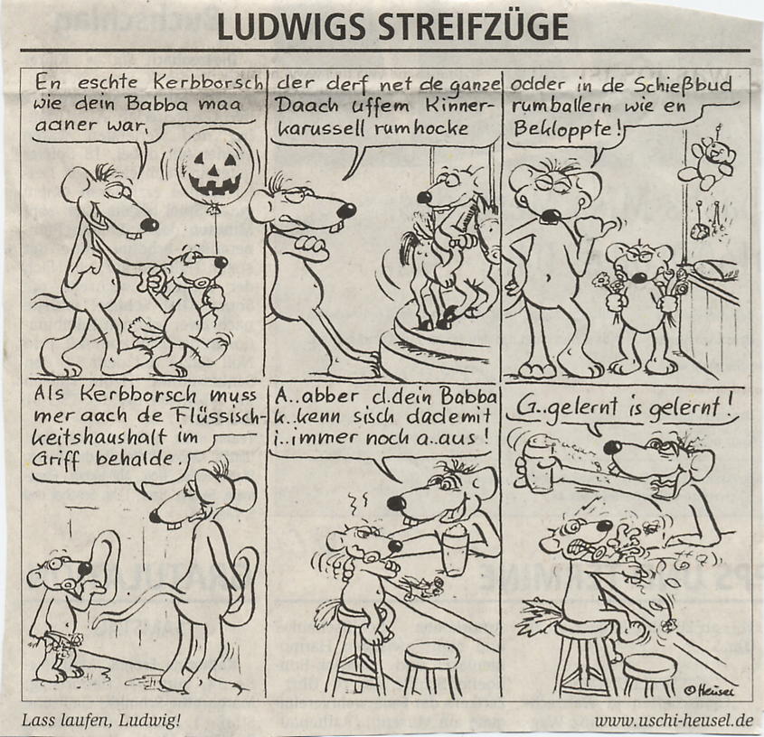 Read more about the article Ludwigs Streifzüge (28.10.2006)